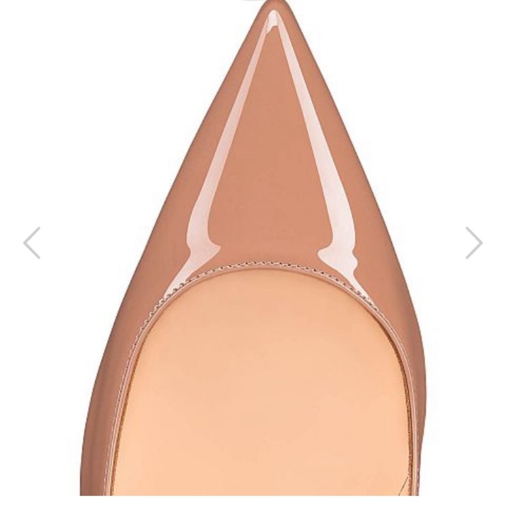 Sold—Christian Louboutin Nude Patent Leather Pump - Picture 8 of 8